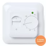 Termostatas Heatcom HC15M, kabinamas, balta sp., 10 - 60 &deg;C