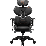 Žaidimų kėdė Cougar Gaming Terminator CGR-TER, 75 x 59.5 x 129.5 - 137.5 cm, juoda sp./oranžinė sp.