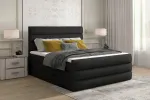 Lova dvigulė Cande Sawana 14, 180 x 200 cm, juoda sp., be čiužinio, su grotelėmis