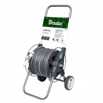 Žarnos vežimėlis su žarna ir priedais Bradas WHITE SILVER PLUS WL-W2K50, 50 m