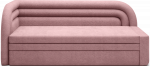 Sofa-lova Fabillo Touch 24, rožinė sp., kairinė, 223 x 86 cm x 80 cm