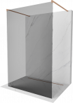 Du&scaron;o sienelė Mexen Kioto Walk-in, 100 cm x 200 cm, brushed copper sp./grūdintas