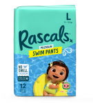 Maudymosi sauskelnės Rascal And Friends Premium Cocomelon, L dydis, 13 - 18 kg, 12 vnt.