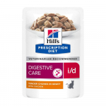 Hill's Prescription Diet Feline i/d gulia&scaron;as su vi&scaron;tiena katėms, 85 g