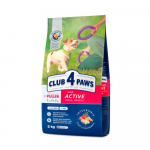 Club4Paws Active sausas pa&scaron;aras mažų veislių &scaron;unims, 5 kg