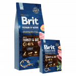 Brit Premium by Nature Light sausas maistas &scaron;unims, 15 kg