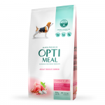 Optimeal Adult Medium sausas pa&scaron;aras su kalakutiena vidutinių veislių &scaron;unims, 4 kg