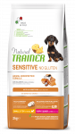 Natural Trainer Sensitive Puppy Mini Salmon sausas maistas su la&scaron;i&scaron;a &scaron;uniukams, 2 kg