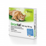 Drontal Cat tabletės nuo kirminų katėms, 1 tabl.