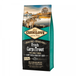 Carnilove Fresh Carp & Trout sausas maistas &scaron;unims, 12 kg