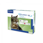 Virbac Effipro Duo užla&scaron;inamasis tirpalas nuo erkių ir blusų katėms, 1 pipetė