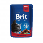 Brit Premium Beef Stew & Peas konservai katėms, 100 g