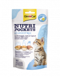 GimCat Nutri Pockets Junior Mix skanėstai kačiukams, 60 g