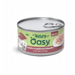 Oasy Natury Soft Jelly konservai su tunu ir krevetėmis katėms, 85 g