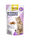 GimCat Nutri Pockets with Duck skanėstai katėms, 60 g