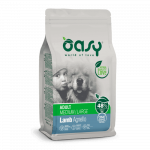 Oasy Adult Medium & Large Lamb sausas maistas su ėriena &scaron;unims, 12 kg