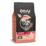 Oasy Grain Free Puppy Medium & Large Turkey begrūdis sausas maistas su kalakutiena &scaron;uniukams, 12 kg