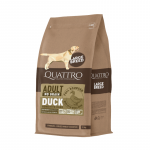 Quattro Grain Free sausas pa&scaron;aras su antiena didelių veislių &scaron;unims, 12 kg