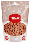 Ficcaro mink&scaron;ti triu&scaron;ienos kubeliai skanėstai &scaron;unims ir katėms, 100 g