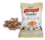 Mediterranean Natural Serrano Snacks kalakutienos skonio skanėstai &scaron;unims, 85 g