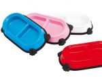 Camon dvigubas spalvotas dubenėlis katėms, 26 x 13,5 cm