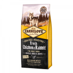 Carnilove Fresh Chicken & Rabbit sausas maistas &scaron;unims, 12 kg