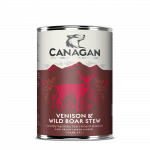 Canagan Venison & Wild Boar Stew konservai su elniena ir &scaron;erniena &scaron;unims, 400 g