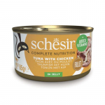 Schesir C&B konservai su tunu ir vi&scaron;tiena drebučiuose katėms, 85 g