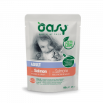 Oasy Adult Salmon gulia&scaron;as su la&scaron;i&scaron;a suaugusioms katėms, 85 g