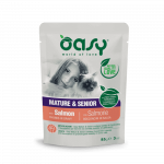 Oasy Mature & Senior Salmon gulia&scaron;as su la&scaron;i&scaron;a vyresnio amžiaus katėms, 85 g