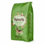 Symply Adult sausas pa&scaron;aras su &scaron;viežia ėriena visų veislių suaugusiems &scaron;unims, 2 kg