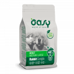 Oasy Adult Medium & Large Rabbit sausas maistas su triu&scaron;iena &scaron;unims, 12 kg