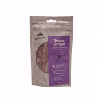 BioPlanet Duck Strips skanėstai &scaron;unims, 100 g