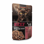 Leonardo Pulled Beef konservai su jautiena ir plė&scaron;yta jautiena katėms, 70 g
