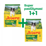 Josera Lamb & Rice sausas pa&scaron;aras &scaron;unims, 3 kg