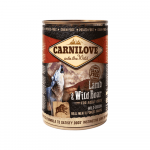 Carnilove Wild Meat Lamb & Wild Boar konservai &scaron;unims, 400 g