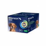 Milprazon Chewable 12,5 mg/125 mg tabletės nuo kirminų &scaron;unims, 1 tabl.