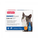 Beaphar Immo Shield Line-on Cat antiparazitinis tirpalas katėms, 1 pipetė