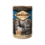 Carnilove Wild Meat Salmon & Turkey konservai &scaron;unims, 400 g