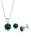 Elli Papuo&scaron;alų rinkinys &raquo;Set grandinėlė auskarai 925 Silber su kristalai von Swarovski&reg;&laquo; ()