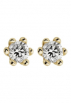 Orolino Pora auskarai &raquo;Gold 585 su 2 echten Brillanten zus. 010ct.&laquo;