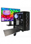 GAMEMAX PC-Komplettsystem &raquo;MegaDeal Diamond BK 2611 Ryzen 5 5600G Radeon Graphics 32GB 1TB SSD&laquo; 24 &Prime; AMD Ryzen 5 32 GB RAM 1.000 GB SSD Windows 11 + MSI PRO MP2412DE monitorius 60cm (24")