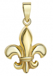 Firetti Pakabukas &raquo;Schmuck Dovanų Gold 333 kaklo papuo&scaron;alas pakabukas Grandinėlė Fleur de lys&laquo;