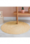 LUXOR living Kilimas &raquo;Ibo Juteteppich&laquo; ovali 7 mm auk&scaron;tis Wendeteppich handgeflochten Naturfaser Boho-Style Wohnzimmer