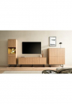 Home affaire Sekcija &raquo;Lund moderne sekcija Wohnzimmer-Set in Stone Oak&laquo; 3 Stk. dalys