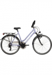 Dacapo Turistinis dviratis &raquo;Metropolis Turistinis dviratis Moterims Alu-Rahmen 28''taubenblau RH 53 cm&laquo; 21 Gang Shimano Tourney Schaltwerk Kettenschaltung Multipositionslenker