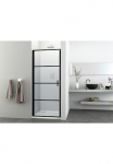Sanotechnik Dusch-Pendelt&uuml;r &raquo;Elite Black&laquo; 78-80 cm plotis