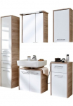 Saphir Vonios kambario baldų komplektas &raquo;Quickset 382 5 dalių vonios spintelė su LED-Spiegelschrank&laquo; 5 Stk. dalys
