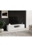 HBZ TV staliukas &raquo;Spice wei&szlig; blizgus pavir&scaron;ius TV spinta iki 65 Zoll BxHxT 165x42x40 cm&laquo; 1 Stk. dalys su 2 durys 1 stalčiai 1 Kabeldurchf&uuml;hrung 1 offenes Fach