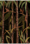 Art for the home Fototapetas &raquo;Monkey Jungle&laquo; glatt Dschungel Affen 280x200 cm